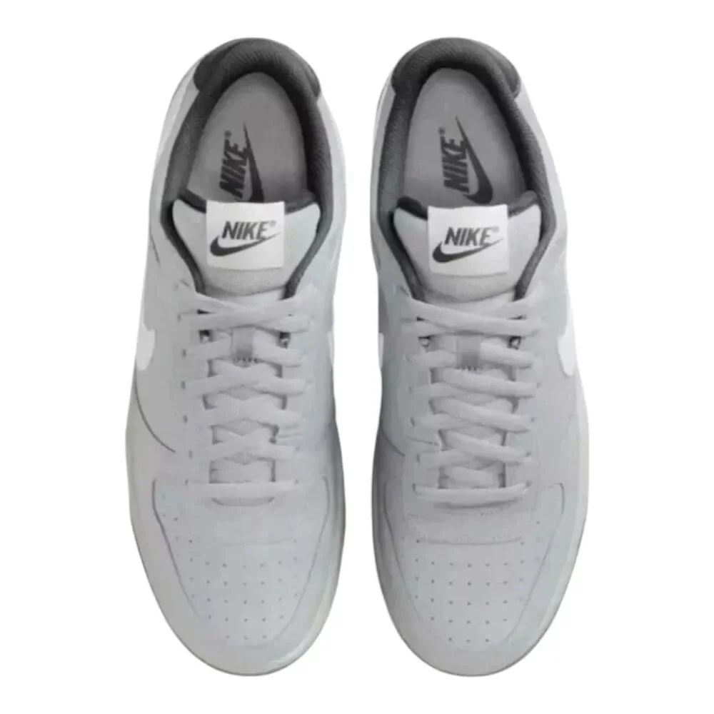 Nike Big Nike Low Men's Court GREY SMOKE 355152-017 Basketball Shoes Size 10.5